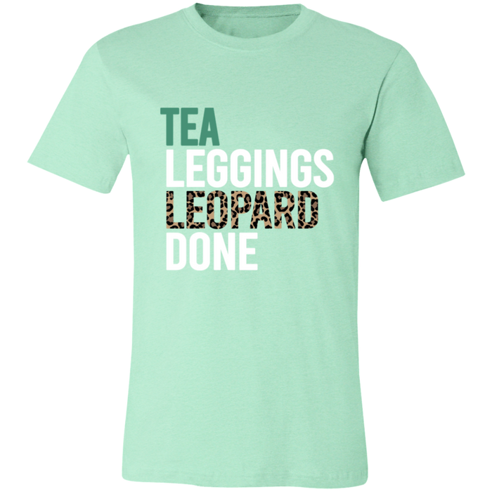Tea Leopard Leggings Done T-Shirt