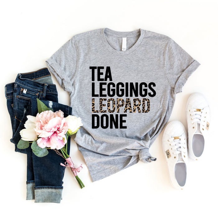 Tea Leopard Leggings Done T-Shirt
