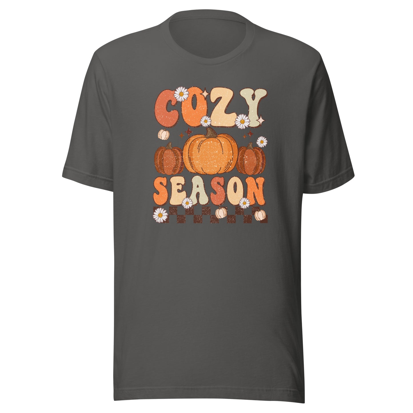 Cozy Season Checkered T-Shirt