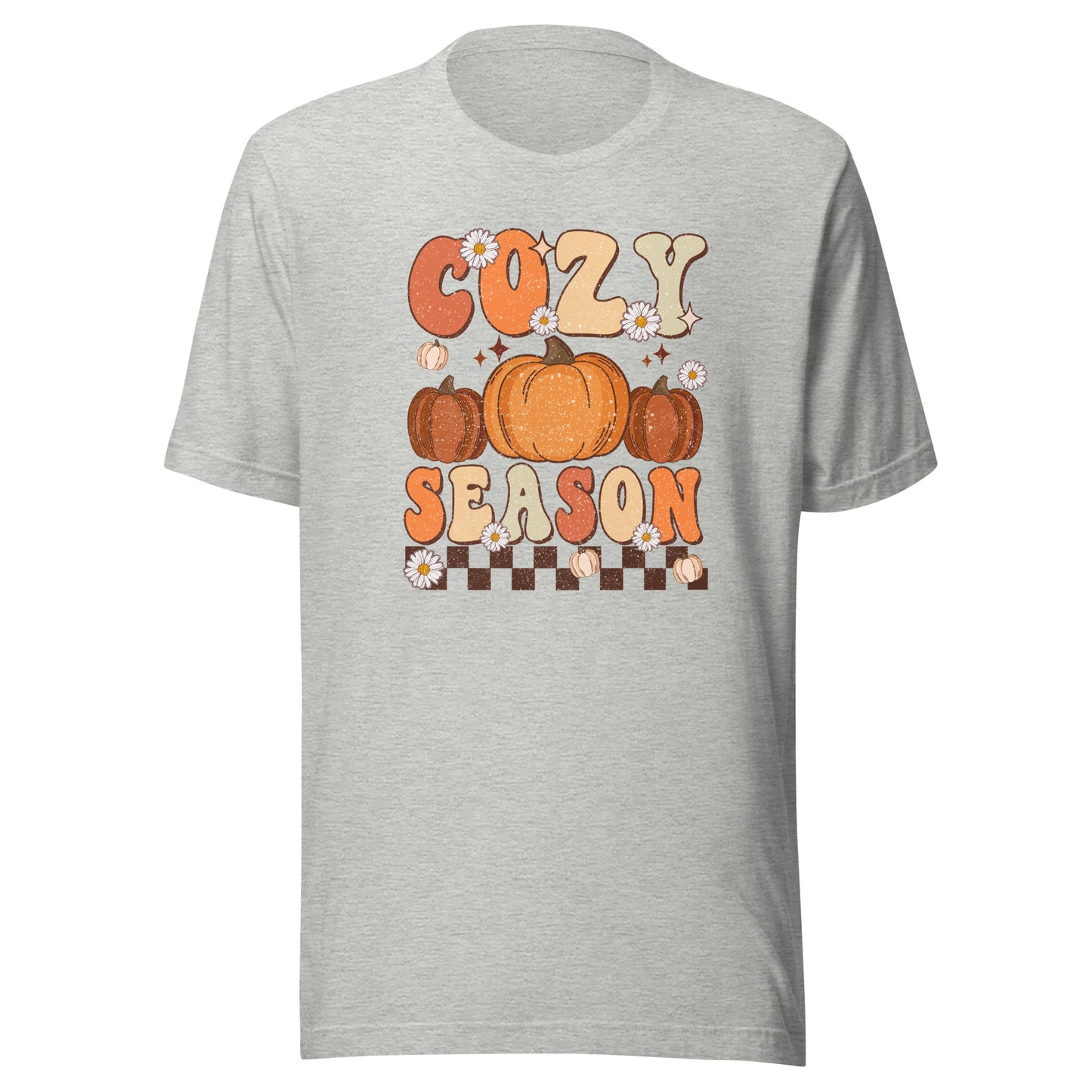 Cozy Season Checkered T-Shirt