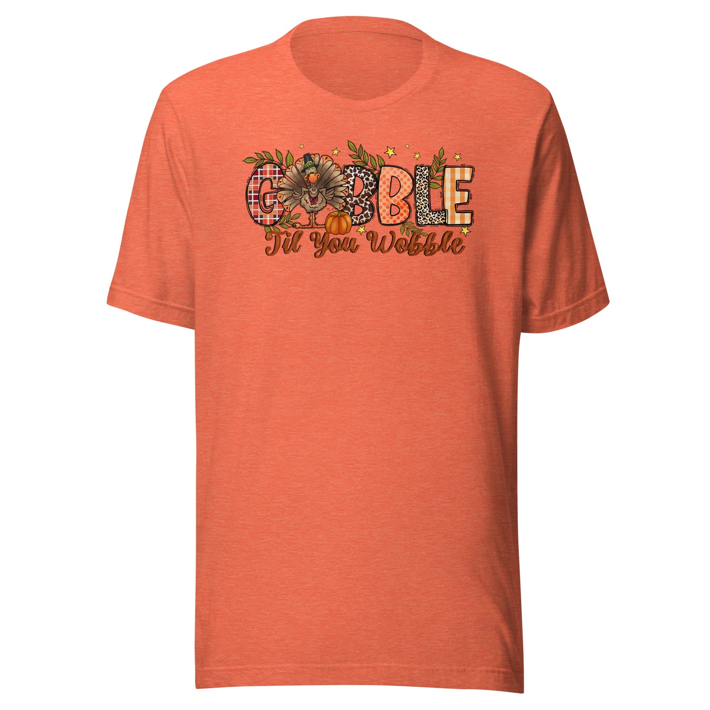 Gobble Til You Wobble Leopard T-Shirt