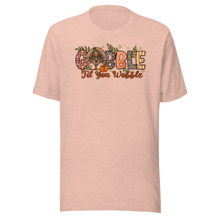 Gobble Til You Wobble Leopard T-Shirt