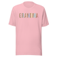 Grandma Leopard and Pastel Color Block T-Shirt