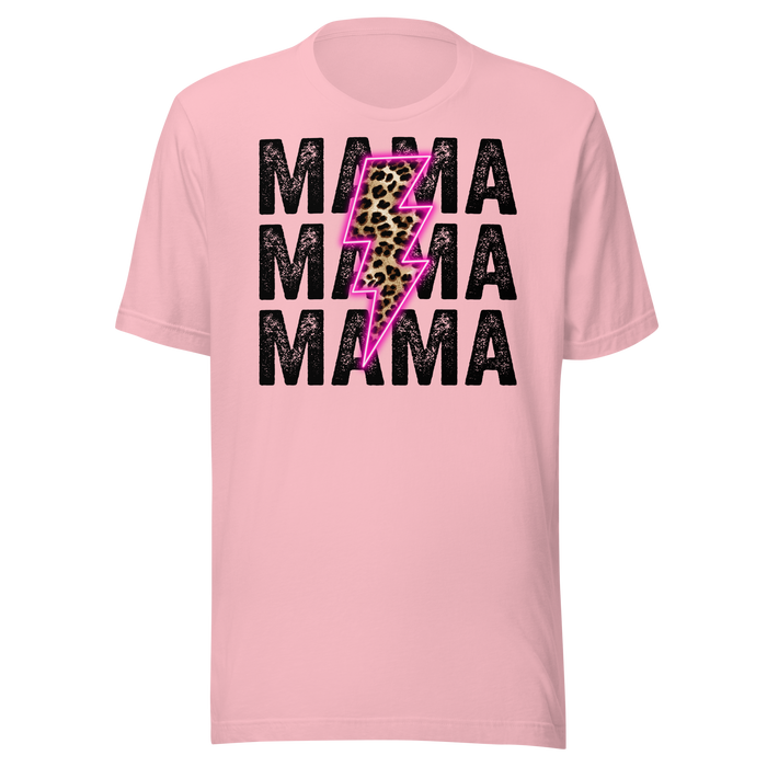 Mama Neon Lightning Bolt T-Shirt