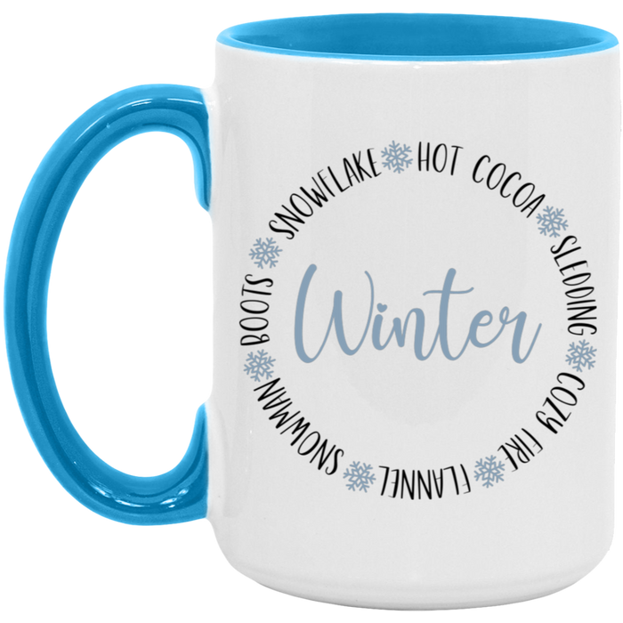 Winter Stuff To Do 15 oz Coffee Mug
