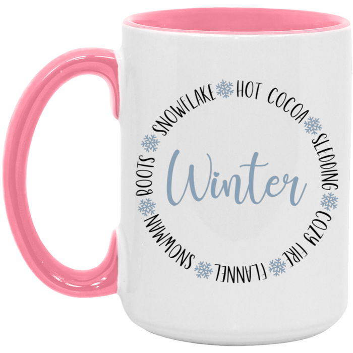 Winter Stuff To Do 15 oz Coffee Mug