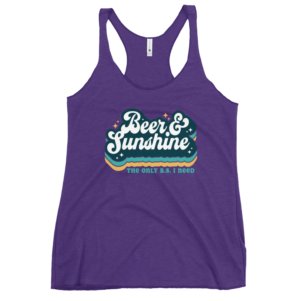 Beer and Sunshine The Only B.S. I Need Tank Top