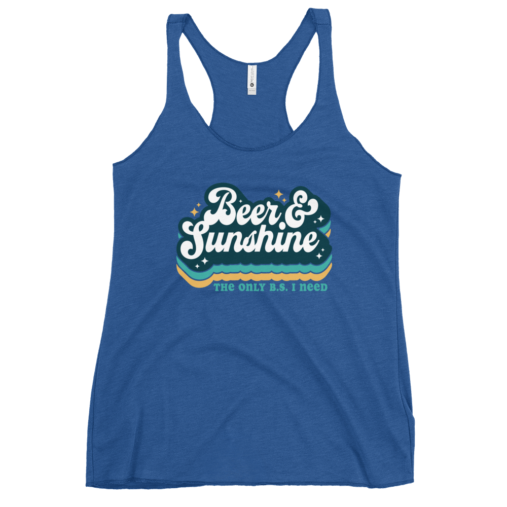 Beer and Sunshine The Only B.S. I Need Tank Top