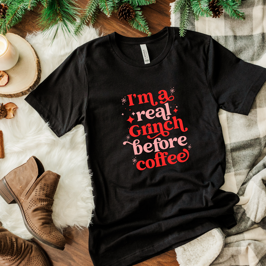 I'm a Real Grump Before Coffee  T-Shirt