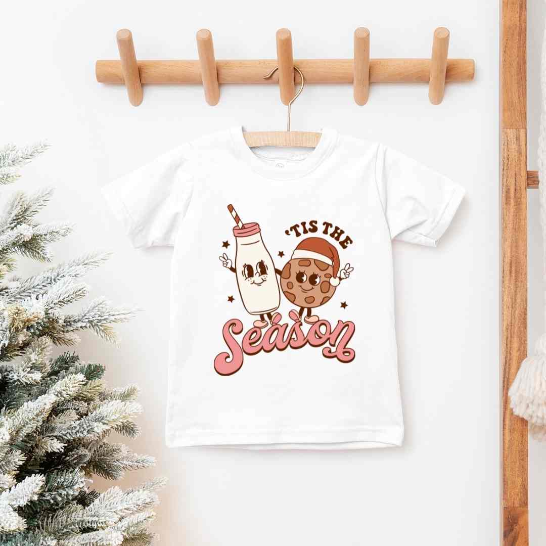 KIDS - Tis The Season (Milk and Cookies) T-Shirt