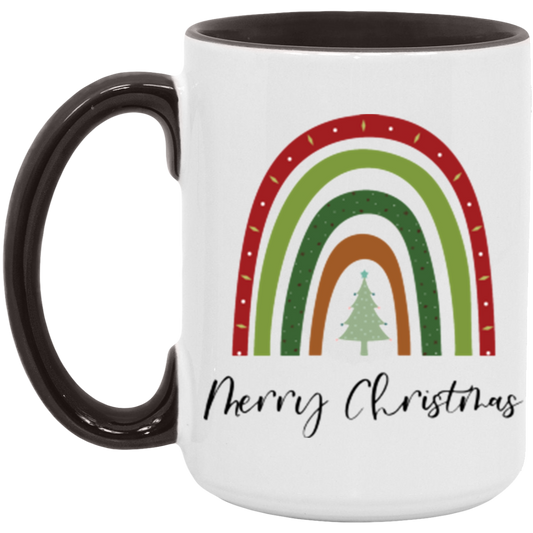 Rainbow Merry Christmas Mug