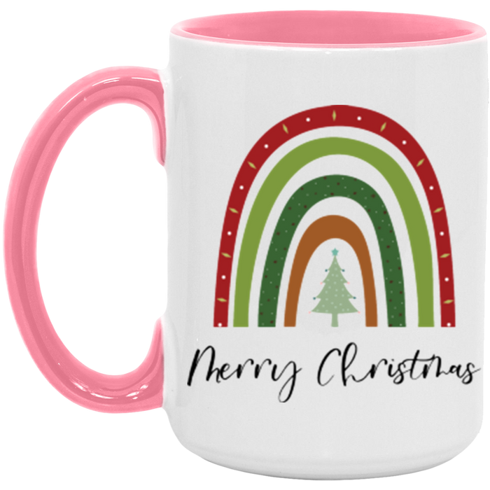 Rainbow Merry Christmas Mug