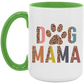 Half Leopard Dog Mama Mug