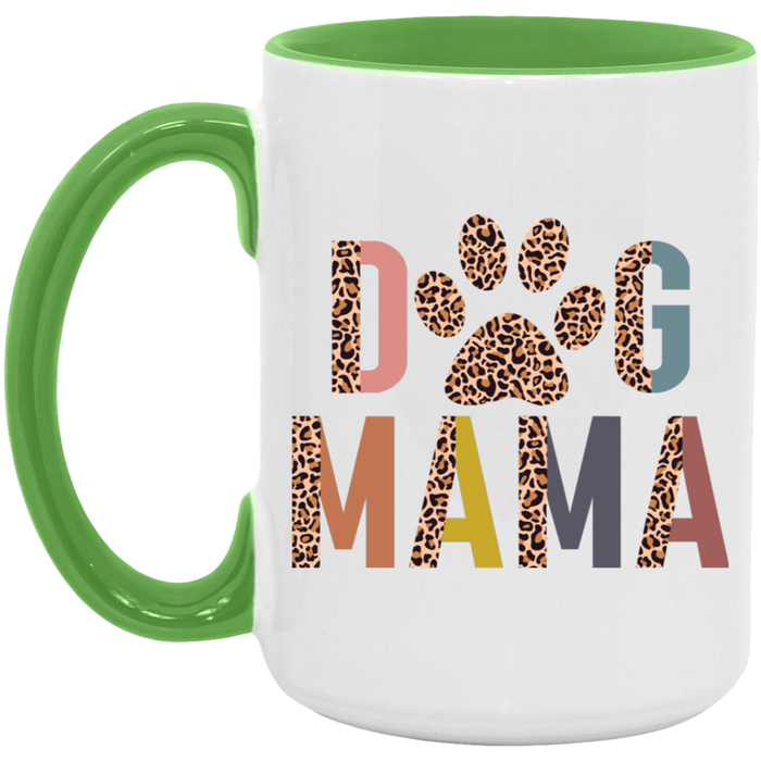 Half Leopard Dog Mama Mug