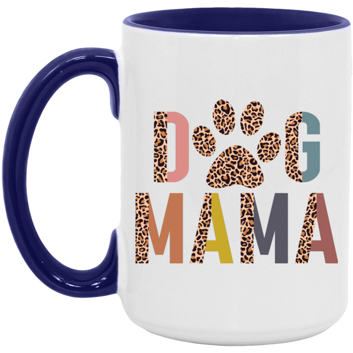 Half Leopard Dog Mama Mug