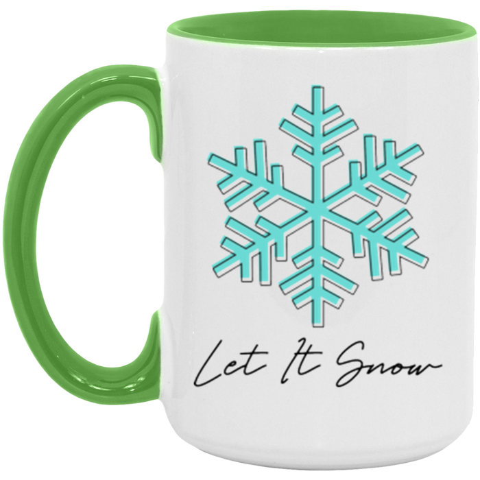 Let It Snow Mug (Blue)