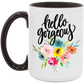 Hello Gorgeous Floral Mug