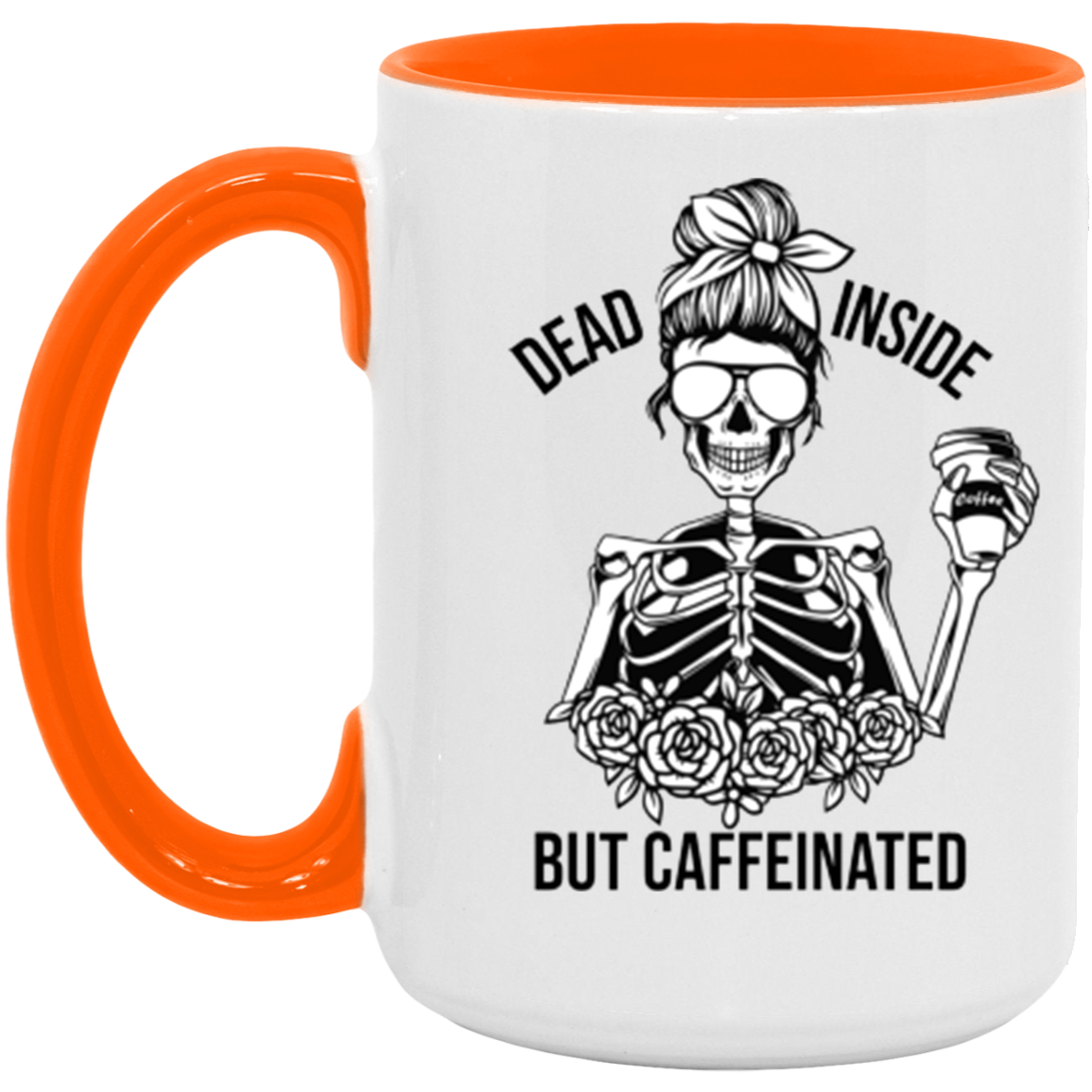 Dead Inside But Caffeinated Coffee Mug