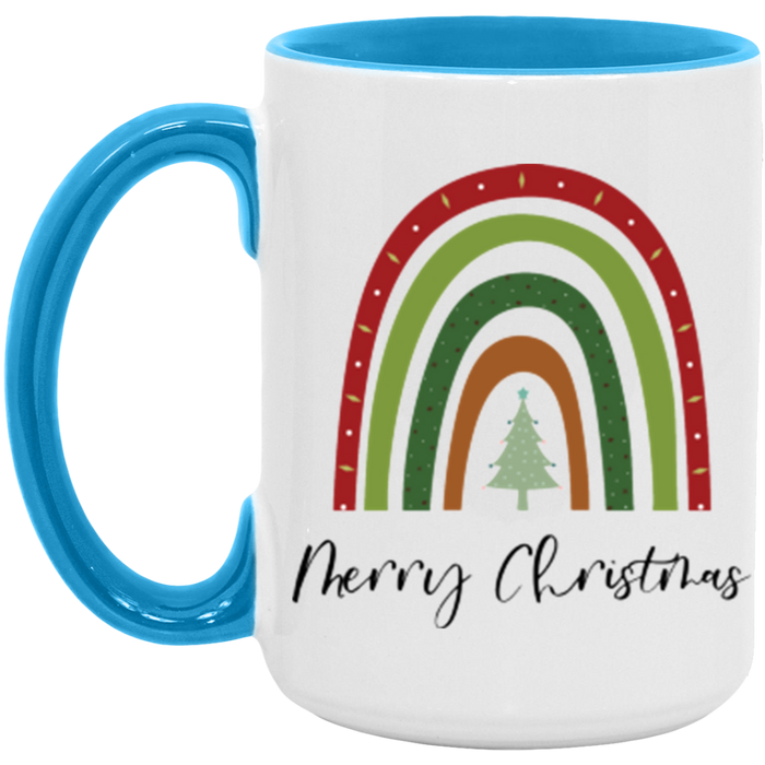 Rainbow Merry Christmas Mug