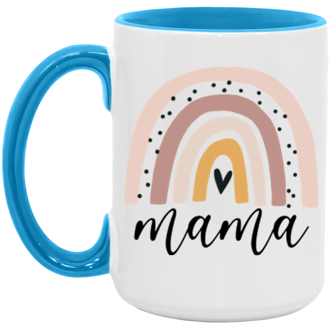 Mug and Mini - 15oz Rainbow mama ceramic coffee mug – Fluffaholic