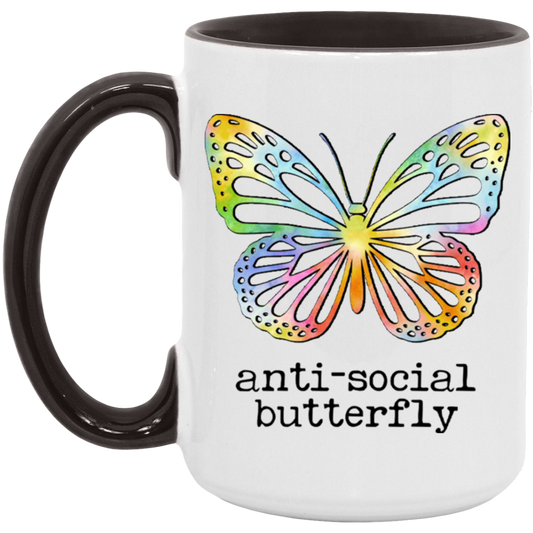 Anti-Social Butterfly Mug