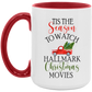 Tis The Season To Watch Christmas Movies Mug