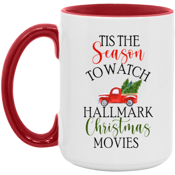 Tis The Season To Watch Christmas Movies Mug