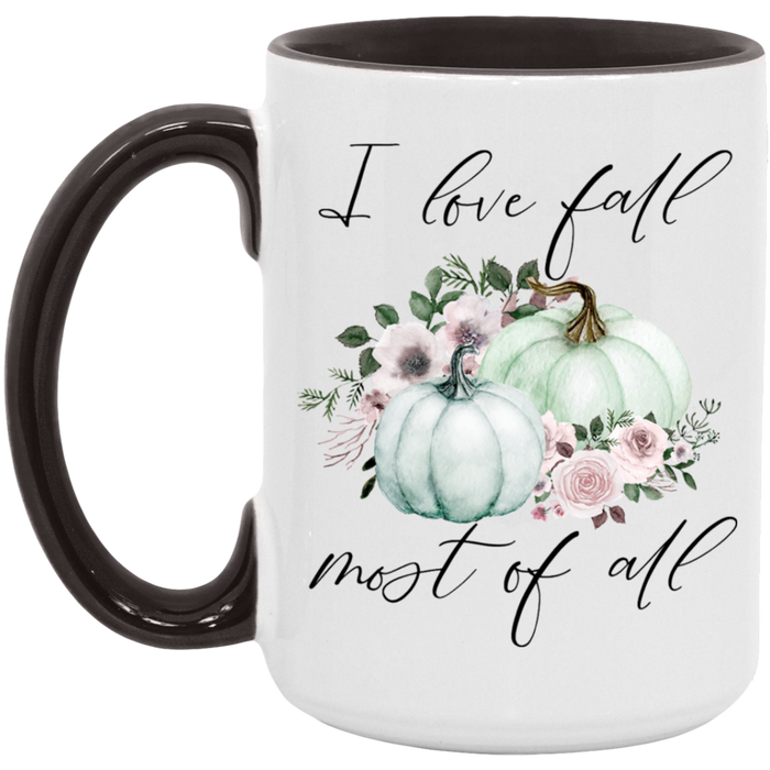 I Love Fall Most Of All Mug