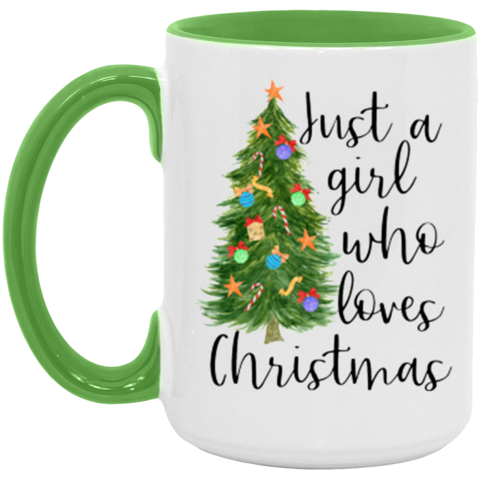 Just a Girl Who Loves Christmas Mug