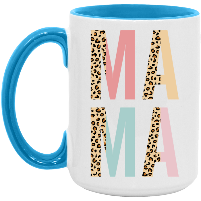 Mama Pastel and Leopard Mug