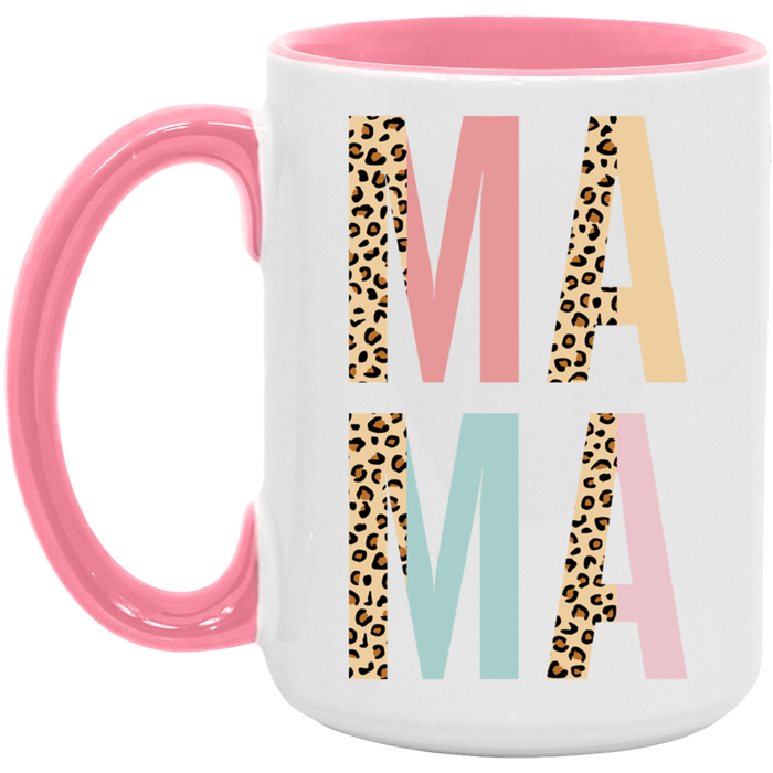 Mama Pastel and Leopard Mug