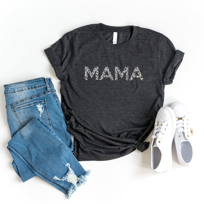 Grey Mama Leopard Print T-Shirt