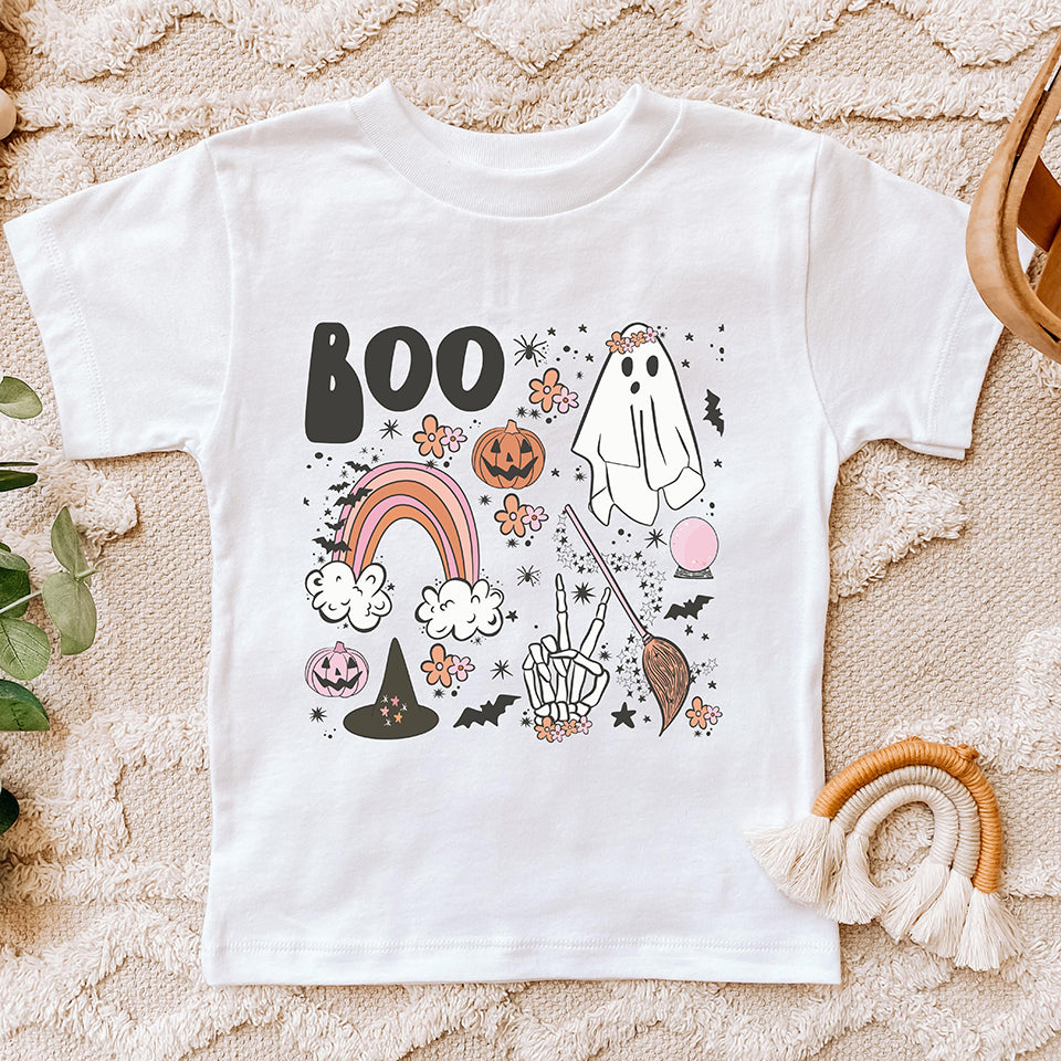 Cutie Boo Halloween Child T-Shirt (White)