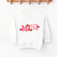 KIDS - Mini Valentine Hearts Sweatshirt