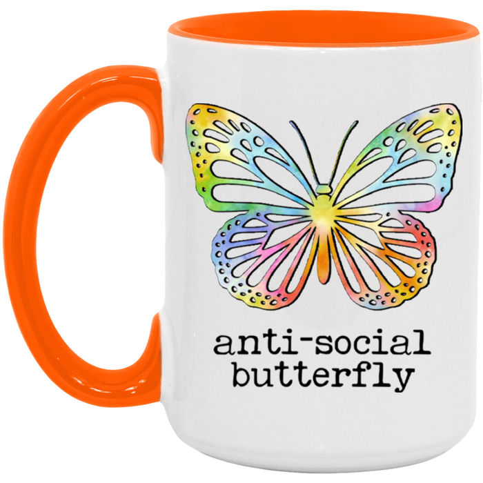 Anti-Social Butterfly Mug