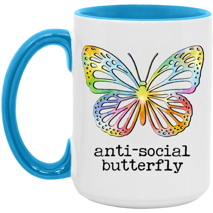 Anti-Social Butterfly Mug