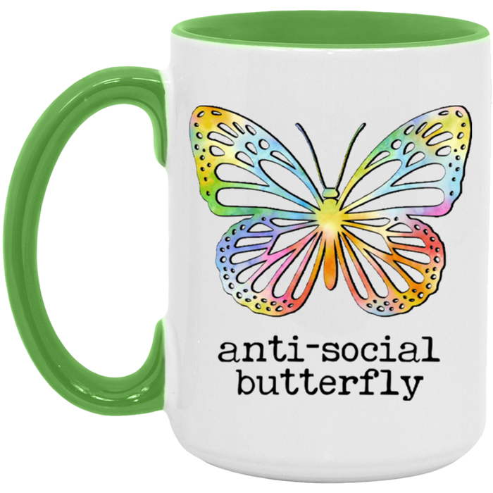 Anti-Social Butterfly Mug