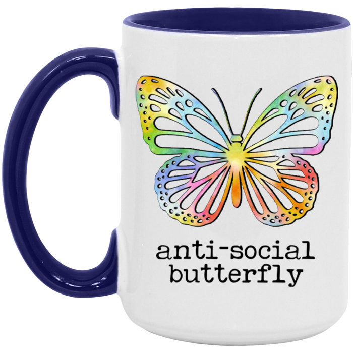 Anti-Social Butterfly Mug