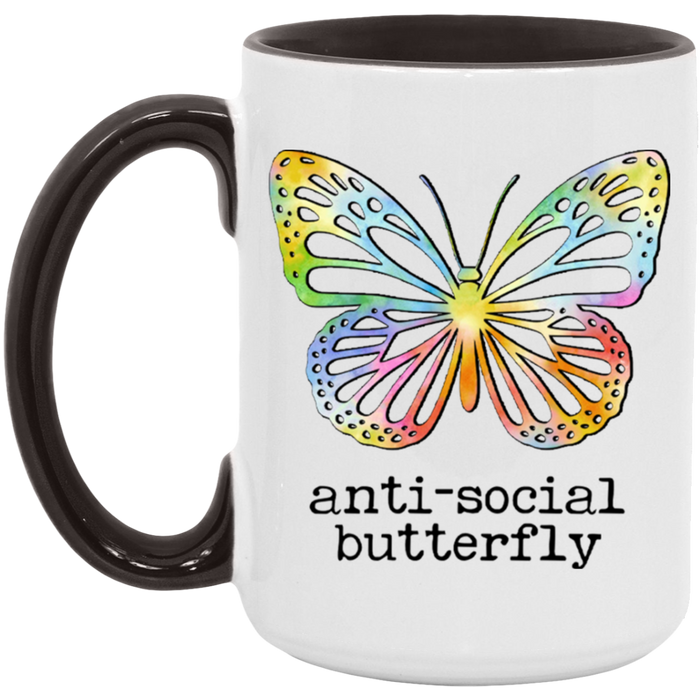 Anti-Social Butterfly Mug