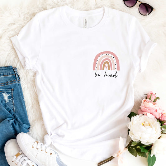 Rainbow Be Kind T-Shirt (White)