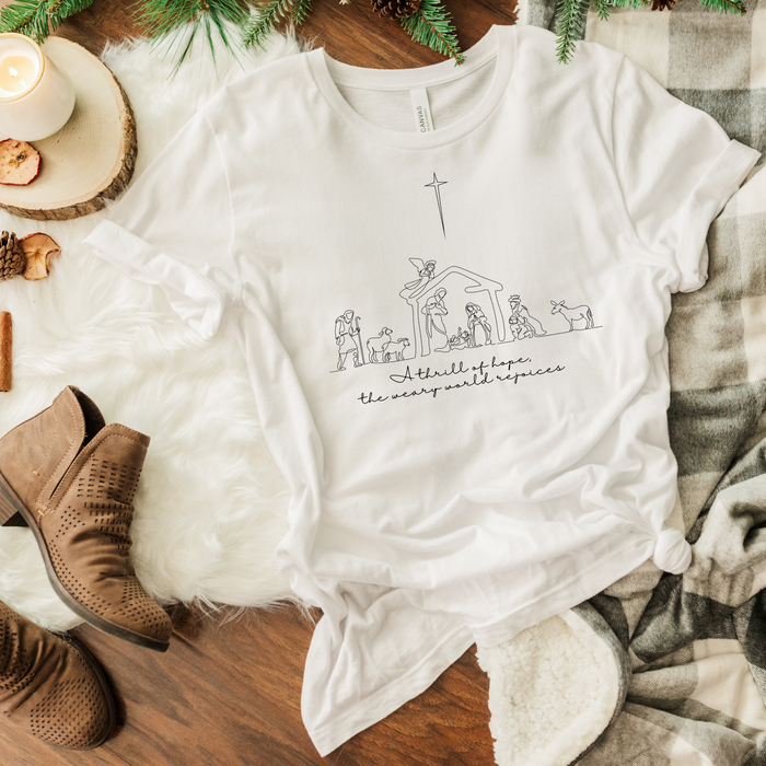 Christmas Jesus Manger  T-Shirt