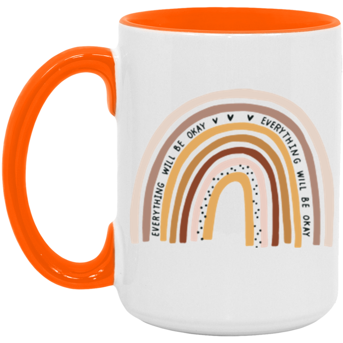 Everything Will Be Okay Rainbow Mug