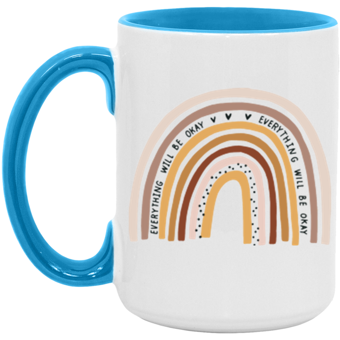 Everything Will Be Okay Rainbow Mug