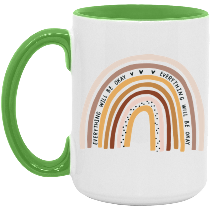 Everything Will Be Okay Rainbow Mug
