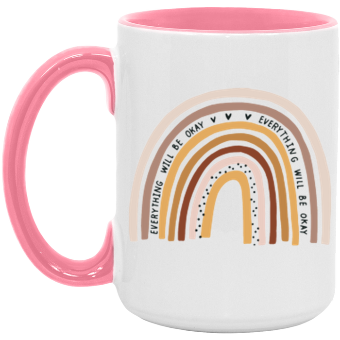 Everything Will Be Okay Rainbow Mug