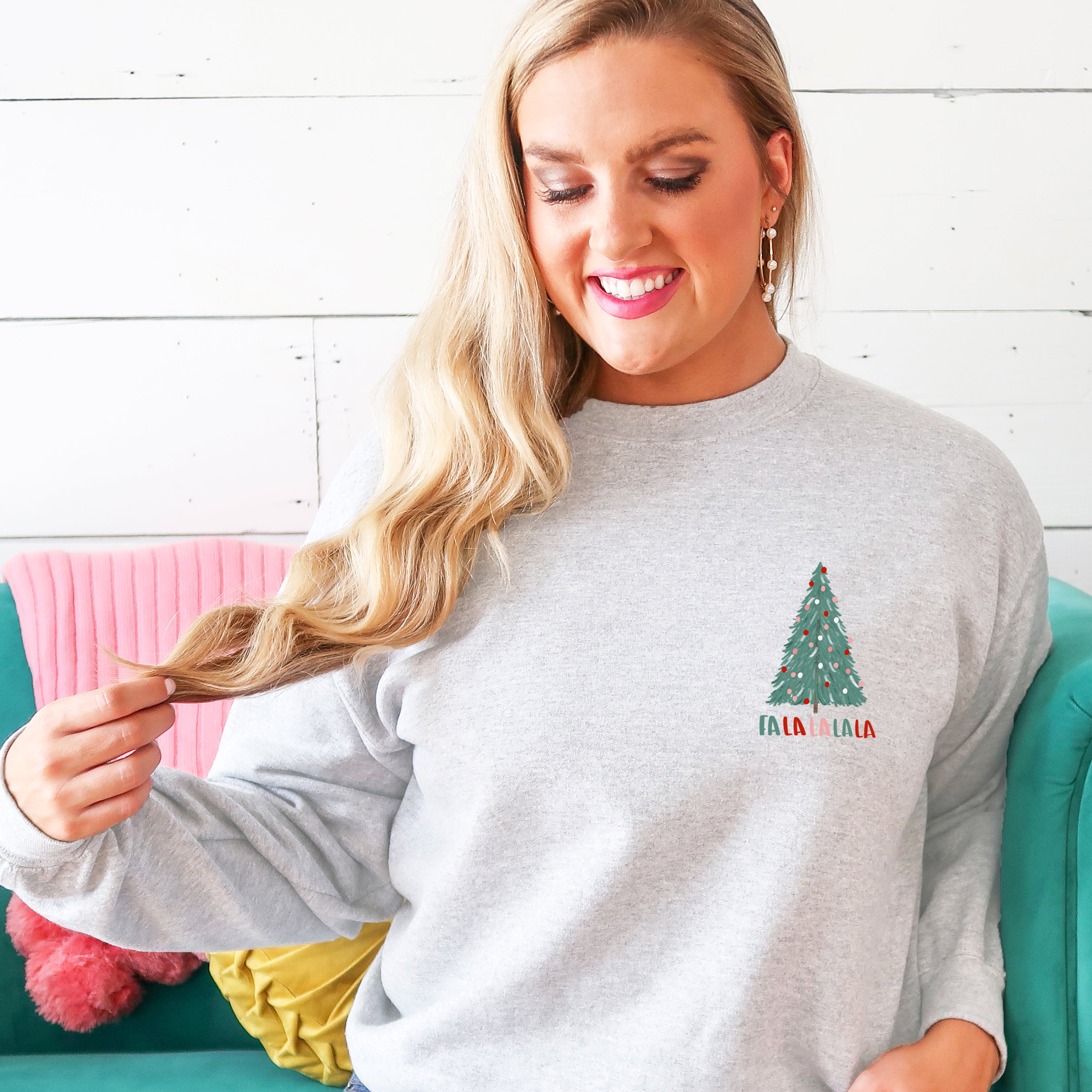 Christmas Sweatshirts Light and Shine Boutique