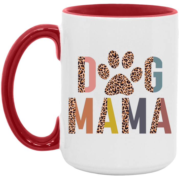 Half Leopard Dog Mama Mug