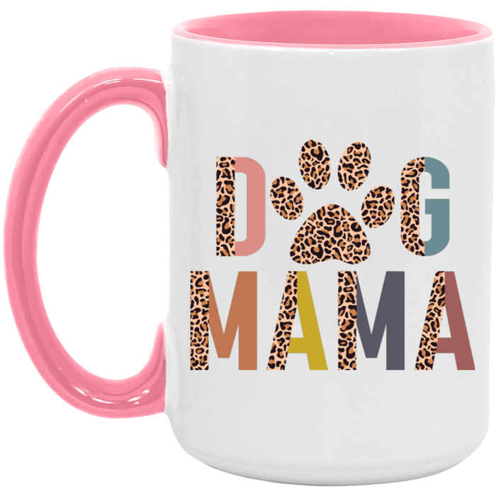 Half Leopard Dog Mama Mug