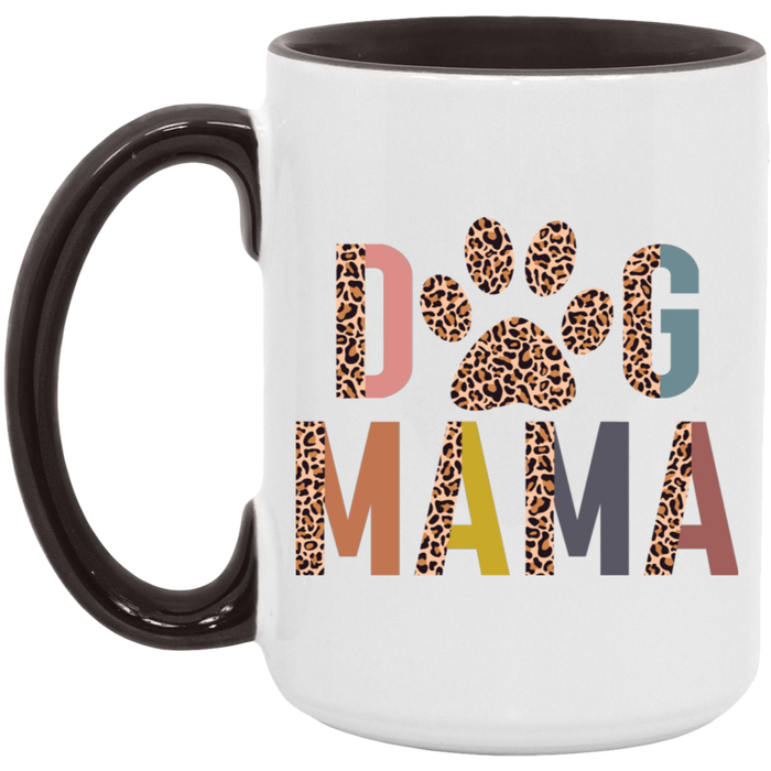 Half Leopard Dog Mama Mug