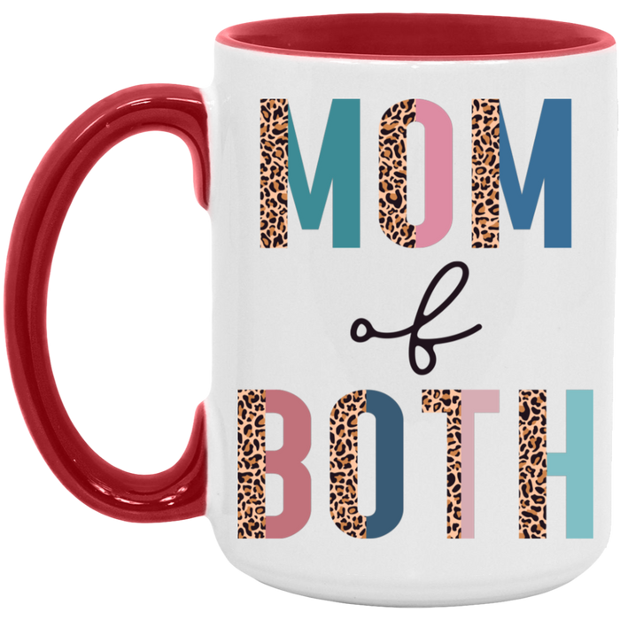 Half Leopard Mom of Both Mug